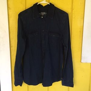 Gap 1969/ Blue Jeans Shirt/ Size L